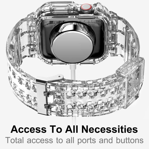 Rugged Protective Case with TPU Band Strap for Apple Watch Series 1 2 3 4 5 6 SE