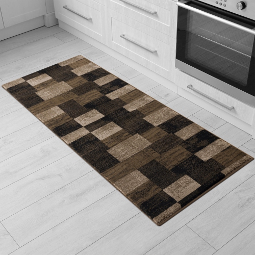 Rug Branch Contemporary Geometric Checkered Indoor Rug