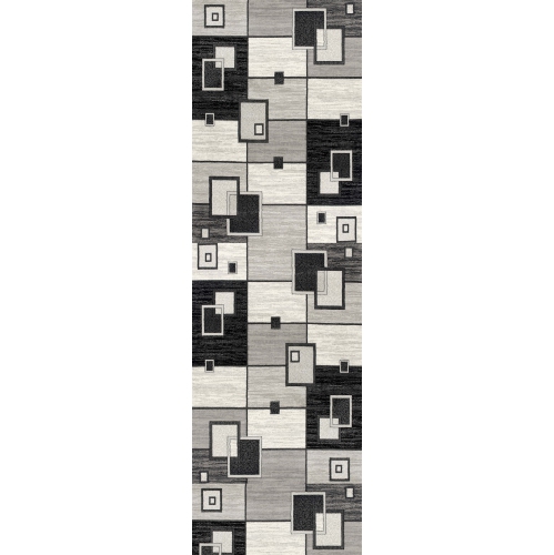 RUG BRANCH  Modern Geometric Checkered Indoor Rug