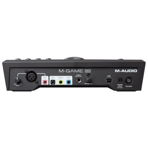 Interface de diffusion USB simple RVB M-Game de M-Audio