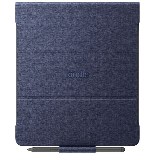 Amazon Kindle Scribe Fabric Folio Cover with Magnetic Attach - Denim