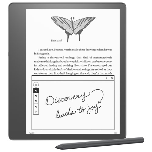 Liseuse numérique 32 Go 10,2 po Kindle Scribe d'Amazon avec écran tactile et stylet Premium - Tungstène