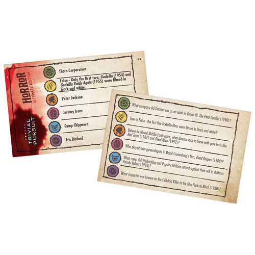 Trivial Pursuit: Horror Ultimate Edition Board Game - English