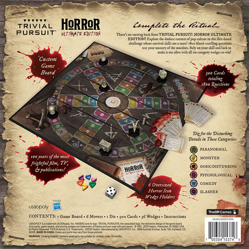 Trivial Pursuit: Horror Ultimate Edition Board Game - English