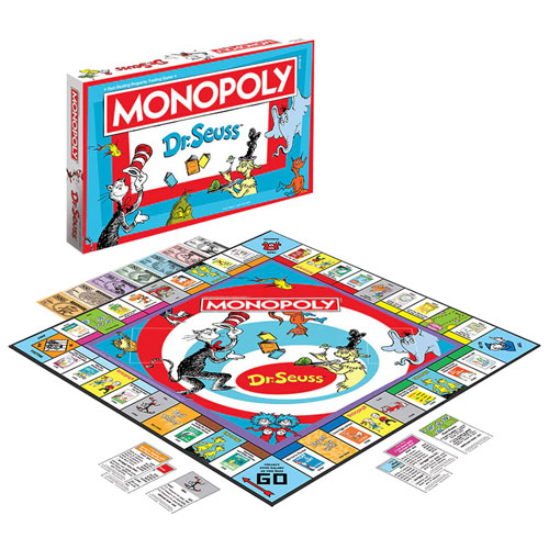 Monopoly: Dr. Seuss Edition Board Game - English