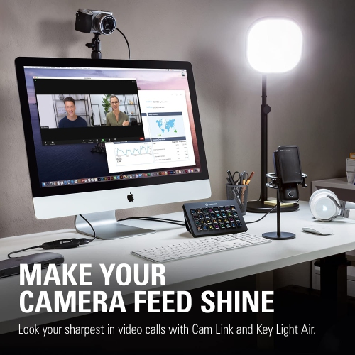 Elgato Cam Link 4K — Broadcast Live, Record via DSLR, Camcorder, or Action cam