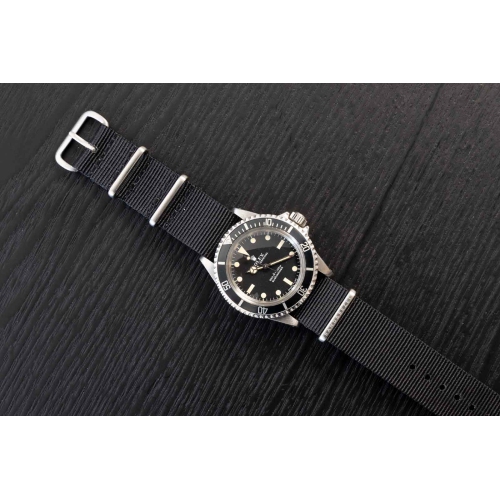 Band & Bezel Original Classic NATO Watch Strap - 22mm - Black