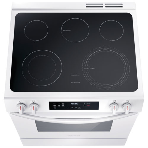 Cuisinière électrique autonome 5 éléments 5,3 pi³ 30 po de Frigidaire - Blanc
