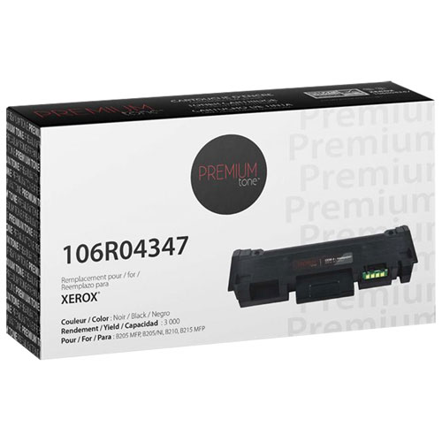 Premium Tone Xerox Black Toner Cartridge