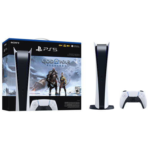 Ensemble PlayStation 5 édition numérique avec God of War Ragnarok