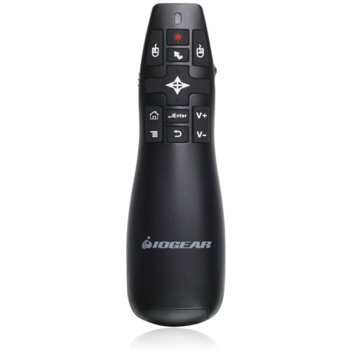IOGEAR GME430R RedPoint Pro - 2.4GHz Gyroscopic Presentation Mouse with Laser Pointer