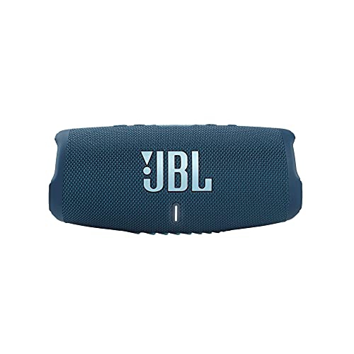 Refurbished - JBL Charge 5 Portable Waterproof Speaker with Powerbank (Blue)