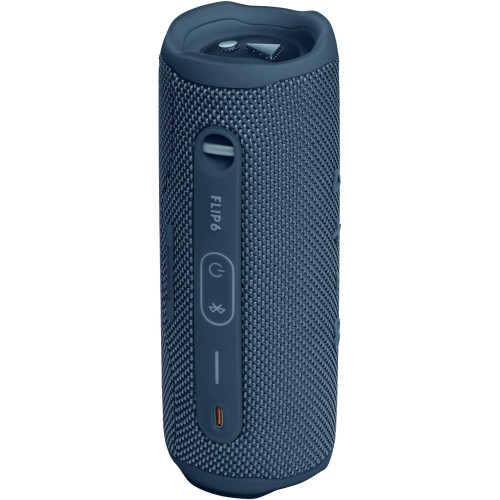 Refurbished - JBL Flip 6 - Portable Bluetooth Speaker with 12 Hours of Playtime, Powerful Sound, IP67 Waterproof and Dustproof, JBL PartyBoost - Blue