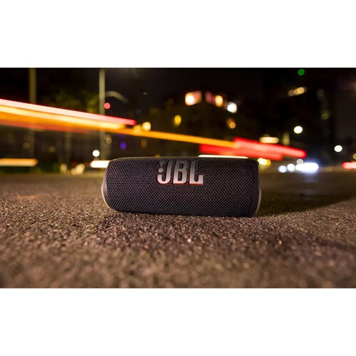 Refurbished - JBL Flip 6 - Portable Bluetooth Speaker with 12 Hours of Playtime, Powerful Sound, IP67 Waterproof and Dustproof, JBL PartyBoost - Blue