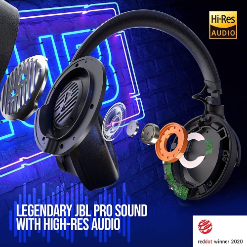 Refurbished - JBL Club 950NC Premium Wireless Over-Ear Headphones - Black