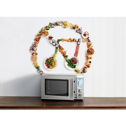 Refurbished (Good) - Breville Smooth Wave Soft Close 1.2 Cu. Ft. Microwave (RM-BMO850BSS1BCA1) - Brushed Stainless Steel - Remanufactured by Breville