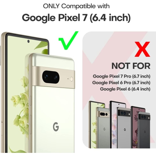 XCRS Tempered Glass for Google Pixel 7 Screen HD Film 9H Anti-Scratch-Case Friendly, Bubble Free Perfect Fit, Haptic Touch Accurate Screen Protector