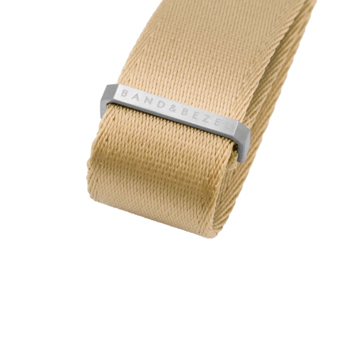 Band & Bezel Seatbelt NATO Watch Strap - 20mm - Sandstone