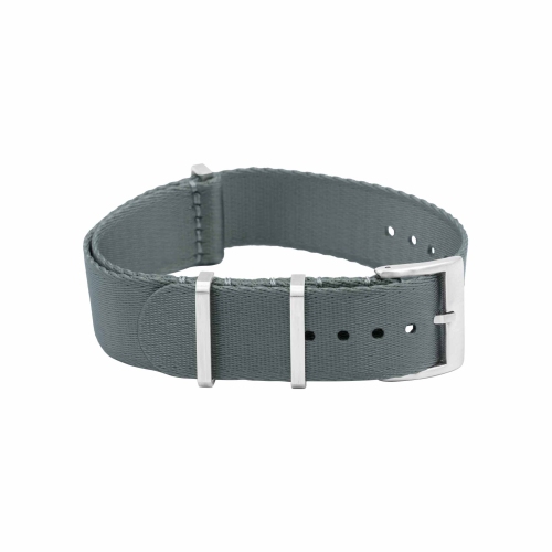 Band & Bezel Seatbelt NATO Watch Strap - 20mm - Gunmetal Grey