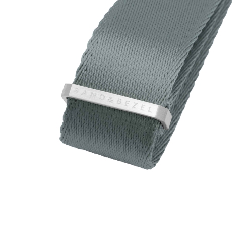 Band & Bezel Seatbelt NATO Watch Strap - 20mm - Gunmetal Grey