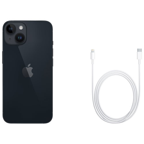 Remis à neuf - iPhone 14 de 128 Go d’Apple - Minuit - Déverrouillé
