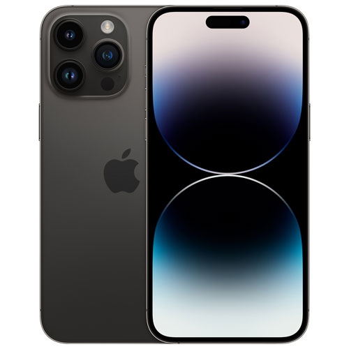 Remis à neuf - iPhone 14 Pro Max de 1 To d’Apple - Noir cosmique - Déverrouillé
