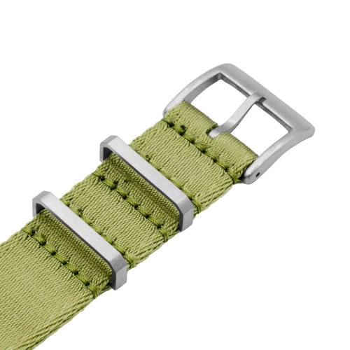 Band & Bezel Seatbelt NATO Watch Strap - 22mm - Army Green