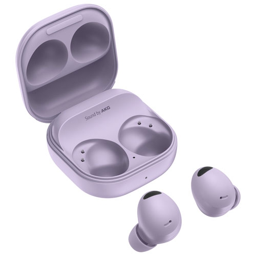 Remis à neuf - Écouteurs boutons 100 % sans fil à suppression du bruit Galaxy Buds2 Pro de Samsung - Violet Bora