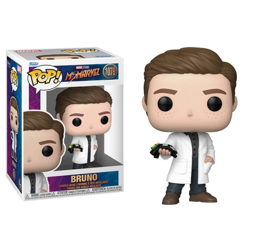 Funko Pop! Marvel Ms. Marvel Vinyl Bobble-Head Bruno #1079