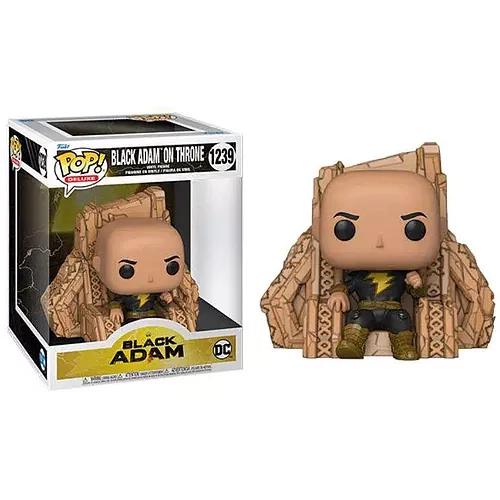 Funko Pop! Movies Black Adam Deluxe Vinyl Figure Black Adam on Throne #1239