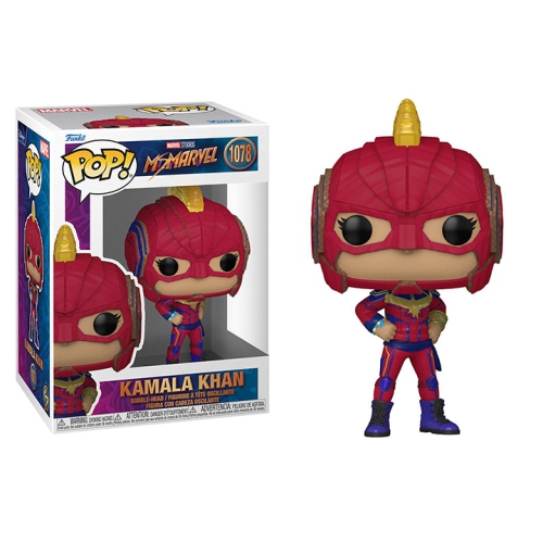 Funko Pop! Marvel Ms. Marvel Vinyl Bobble-Head Kamala Khan #1078