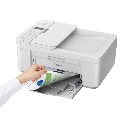 Imprimante à jet d'encre couleur tout-en-un sans fil PIXMA TR4720 de Canon pour le travail à domicile - Blanc