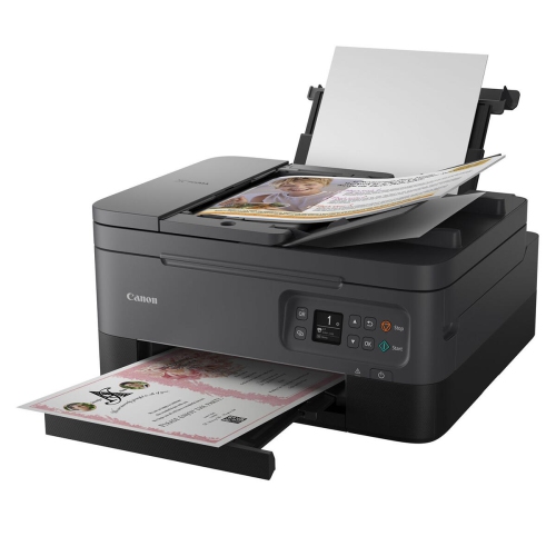 Pour imprimante à jet d'encre couleur tout-en-un compacte sans fil Canon PIXMA TR7021 pour impression, copie, numérisation