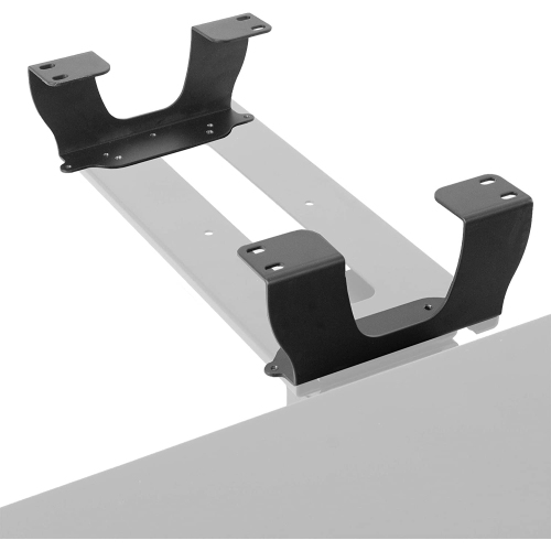 Steel Dual Spacer Brackets for Under Desk Keyboard and Mouse Slider Tray, Height Track Spacer Mount Fitting Desk Frames up to 3.2 inches, Brackets