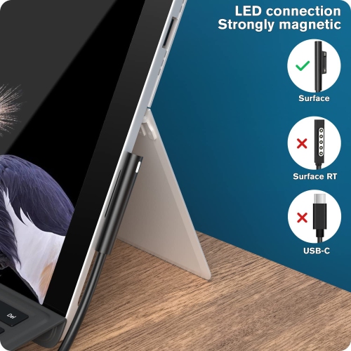 44W Surface Pro Charger,15V 2.58A 44W Power Adapter,(for 44W,36W) Surface Charger for Surface Pro 3/4/5/6,Surface Laptop 1/2/3,Surface Go 1/2,Surface