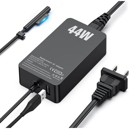 44W Surface Pro Charger,15V 2.58A 44W Power Adapter,(for 44W,36W) Surface Charger for Surface Pro 3/4/5/6,Surface Laptop 1/2/3,Surface Go 1/2,Surface