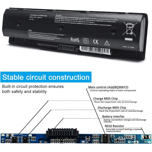 laptop battery construction