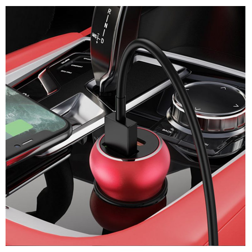 Chargeur pour l’auto USB de type C à recharge rapide pour téléphone mobile Z38 Resolute de Hoco