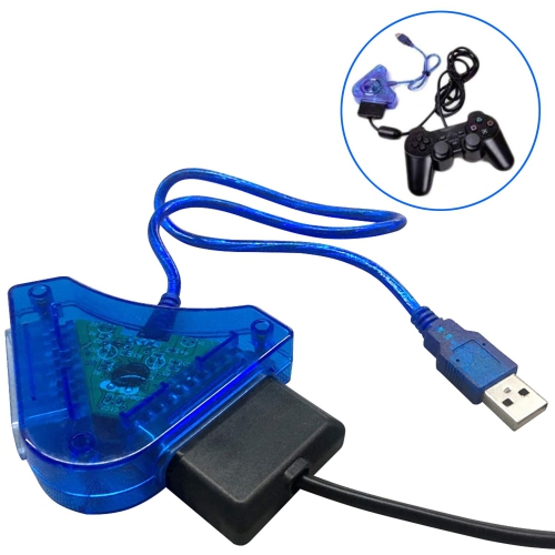 PS1 PS2 to PC USB 2.0 Controller Adapter Converter Compatible for Sony PS2 Wired Controller