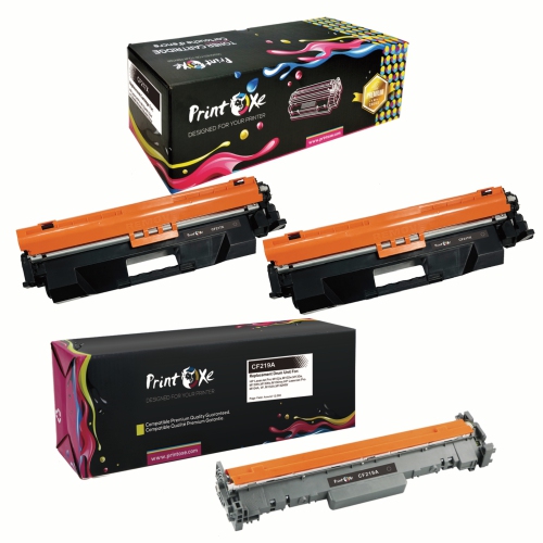 PRINTOXE® CF219A Drum & 2 CF217X Compatible with HP Cartridges High Yield of CF217A for M102 / M102a / M102w / M130 / M130a / M130fw / M130nw / M130