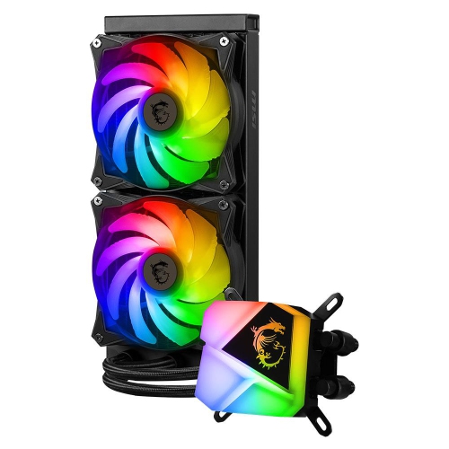 MSI MAG CORELIQUID C280 AIO Liquid CPU Cooler INTEL LGA1700 and AMD AM5 Ready