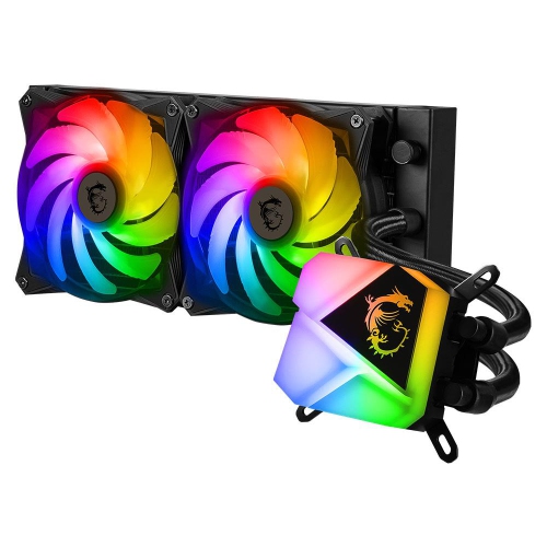 MSI MAG CORELIQUID C280 AIO Liquid CPU Cooler INTEL LGA1700 and AMD AM5 Ready