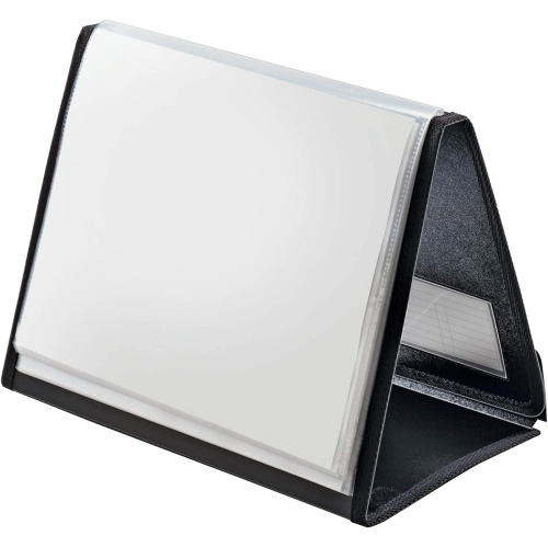 by TOPS Products Easel ShowFile Horizontal Presentation Book, 8.5 x 11 Inch Sheet Size, 40 Page Capacity, Black