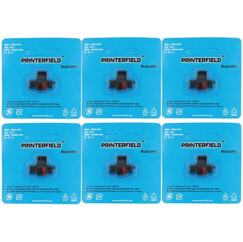 IR-40T Compatible Calculator Printer Ribbons Ink Roller Replacement for Casio, Sharp and more - Black & Red