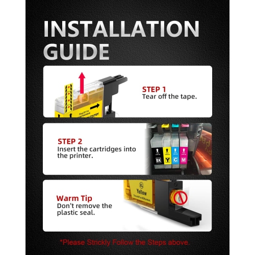 LC71 LC75 10-Pack Compatible Ink Cartridge Replacement for Brother LC75 LC71 LC79 XL High Yield to Use with MFC-J6510DW MFC-J6710DW MFC-J6910DW