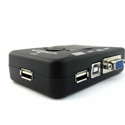 Boîtier de commutation KVM USB 2.0 VGA/SVGA pour partager la souris du clavier du moniteur