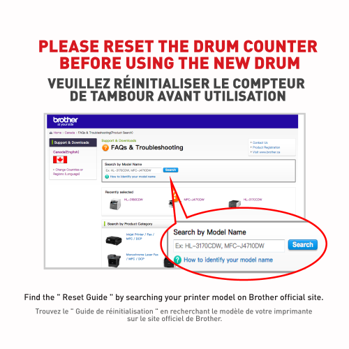 Brother TN360X DR360 Compatible Toner Cartridge and Drum Combo for DCP-7030 DCP-7040 MFC-7345DN HL-2170W- Economical Box