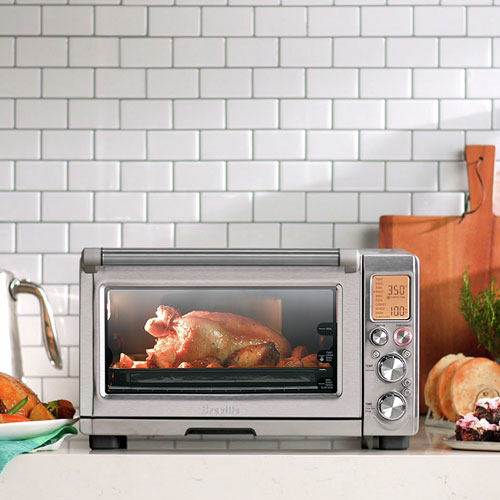 Refurbished - Breville Smart Oven Pro Convection Toaster Oven - 0.8 Cu. Ft./22.7L - Brushed Stainless Steel - Remanufactured by Breville