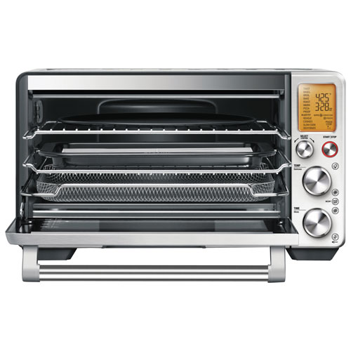 Refurbished (Good) - Breville Smart Oven Air Fryer Pro Convection Toaster Oven - 1 Cu. Ft./28.3L - Brushed Stainless Steel - Remanufactured by Breville