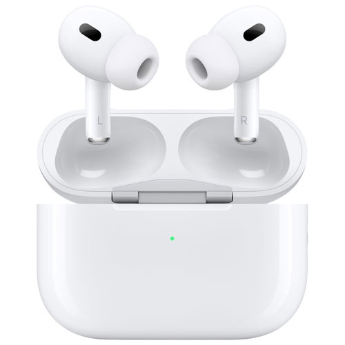 Refurbished - Apple AirPods Pro (2nd generation) In-Ear Noise Cancelling True Wireless Earbuds - White